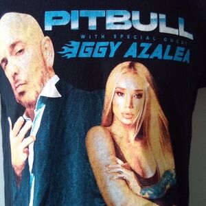 Pitbull & Iggy Azalea Men's Tour Shirt